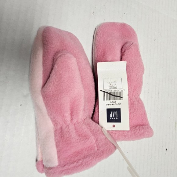 Pink Gap Winter Gloves Mittens Toddler 4-5 Years New - Picture 3 of 8